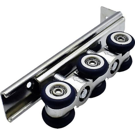 1 système de rail pour porte de grange