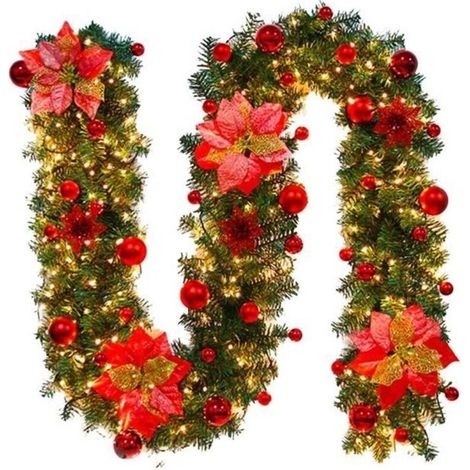 Guirlande lumineuse Imitation Sapin - LED - 2.7m (1/4)