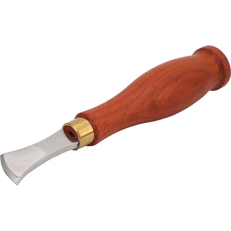 Couteau à bords fin en acier inoxydable, outil de marquage pour cuir, lisseur de rainures, matériel artisanal, 1 pièce (1/5)
