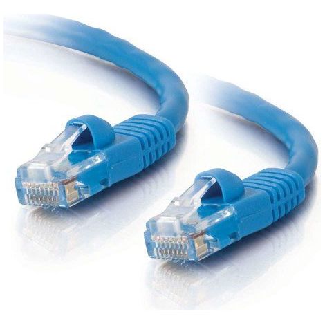 C2G C2G C2G Cable de Anschluss de Netzwerk de 0,3 m Cat5e Ungeschirmt und ummantelt (UTP), Blau - - Cable de Netzwerk (Blau, 0,3 m, Cat5e, U/UTP (UTP)) (1/4)