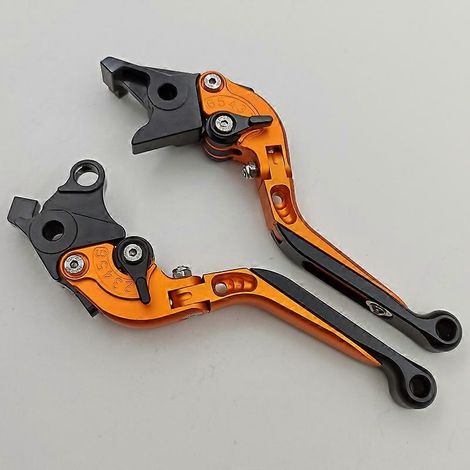 Accessoires pour moto SV1000/S : frein, embrayage hydraulique, klaxon, réglage, poignée en alliage d'aluminium, tige de frein (Orange 1) (1/5)