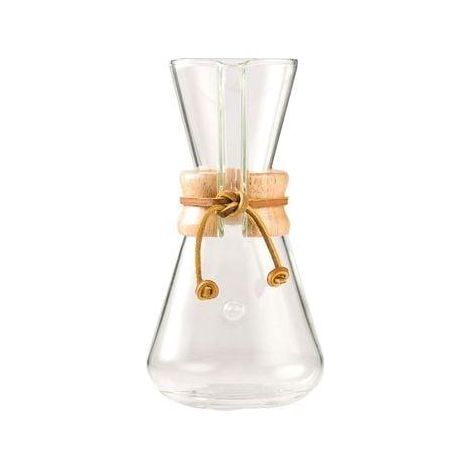 Chemex Classic caffettiera trasparente 450 ml design clessidra