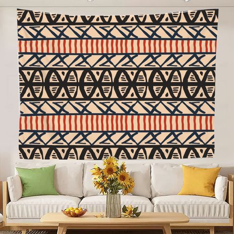 Tapisserie amusante et colorée pour la décoration de la chambre à coucher 150x130cm (1/5)