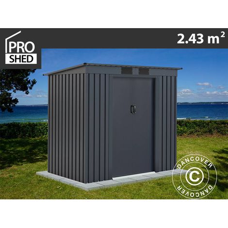 Caseta de jardín ProShed®, 2,01x1,21x1,76m, 2,43m², Antracita (1/4)
