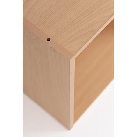 Mensola da parete a cubo multiuso 35x35x35cm Composite Pro YES - Legno Naturale (1/5)