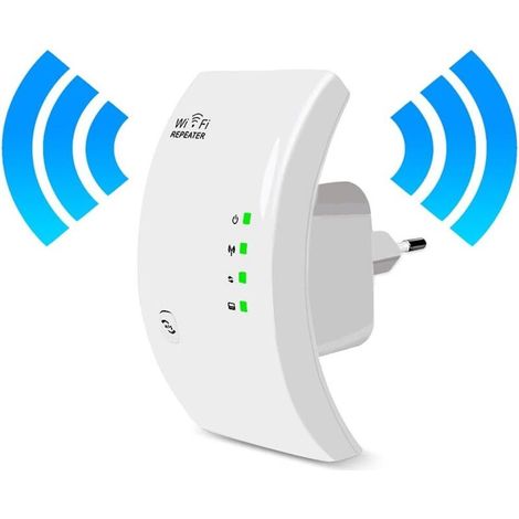 300Mbps Wireless WiFi Repeater, WiFi Extender, Long Range WiFi Signal Amplifier, WiFi Booster with Ethernet Port Access Point, WLAN Repeater, Simple Setup