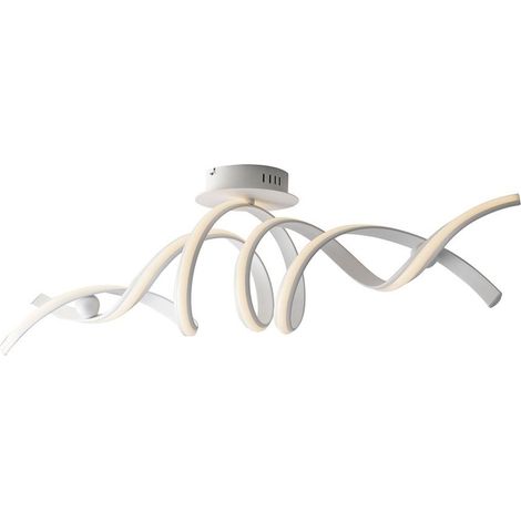"Plafoniera LED MYSTRAL in alluminio bianco 38W 4000K (Luce naturale)" (1/2)