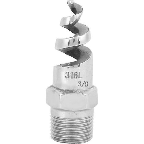 Buse spirale SPJT en acier inoxydable 316L, filetage mâle anti-colmatage, accessoires d'arrosage (G3/8 DN10) (1/5)