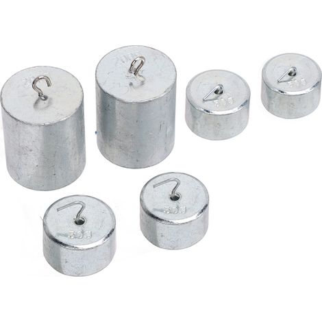 Ensemble de poids de laboratoire, balance de haute précision en acier chromé avec support et boîte de rangement (1/5)