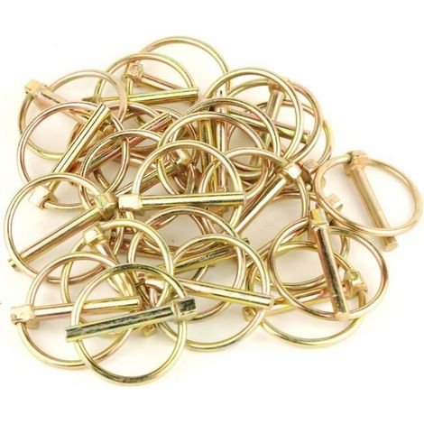 Pasador de clip de 6 mm, paquete de 25