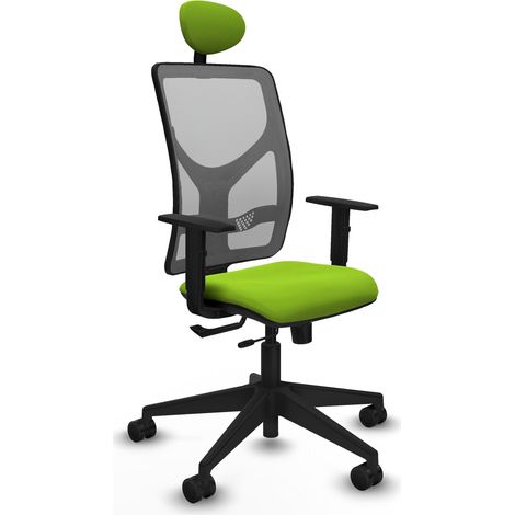 Silla de oficina piqueras y crespo Motilla negro soporte lumbar ajustable (1/2)