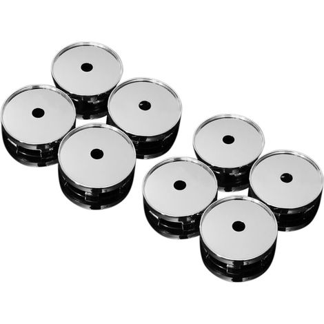 8x 60mm Leichtmetall-Radnabenkappen, Aufkleber, Reifenzierleisten für