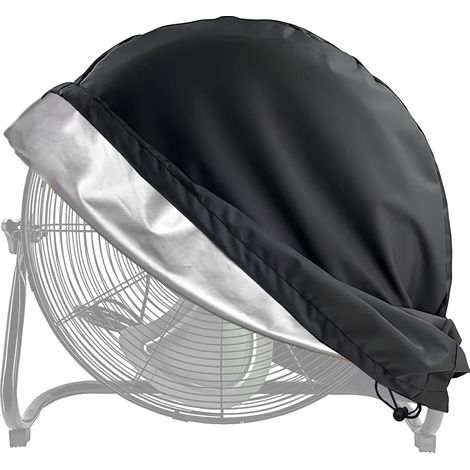 Housse de ventilateur industrielle, housse de ventilateur extérieure en tissu Oxford 210D robuste, imperméable et anti-poussière, adaptée aux ventilateurs sur pied à grande vitesse de 18 à 20 pouces (1/5)