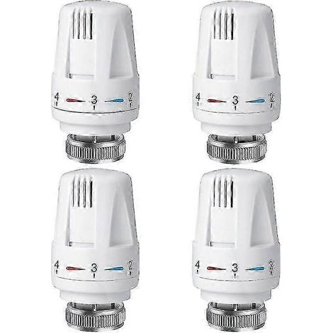 4pcs Pcs Thermostatic Radiator Head Trv M30 X 1.5 Radiator Thermostat Head Thermostatic Radiator Valve Radiator Radiator Valves For Home And Office( ) (1/5)