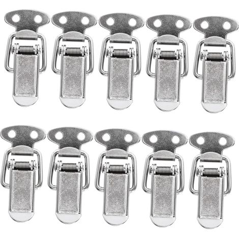 Healvian Lot de 10 boucles verrouillage à ressort en fer robuste (1/5)