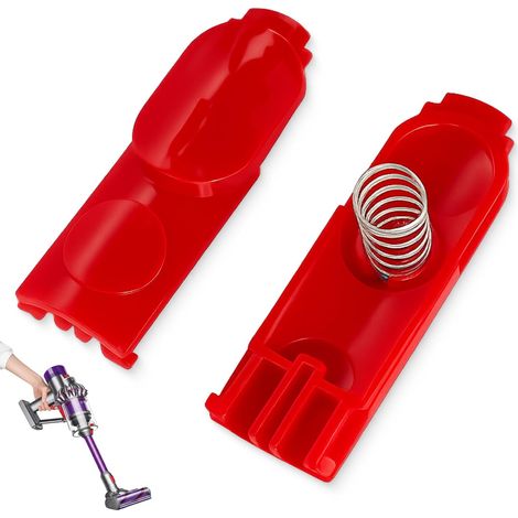 2 pièces bouton à pression pour Dyson, Clip Latch Tab Button avec ressort pour Dyson V7, V8, V10, V11, V15, pièces de rechange pour aspirateur, Montage facile, Robuste et Durable (1/5)