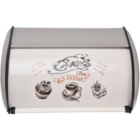 Boîte à pain de grande capacité, porte-pain à motif mignon, porte roulante, stockage du pain, pour boulangerie domestique (1/5)