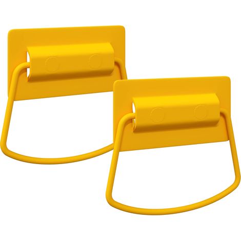 Cabinet Handles 2 pcs Mustard 85 x 45 mm Metal vidaXL