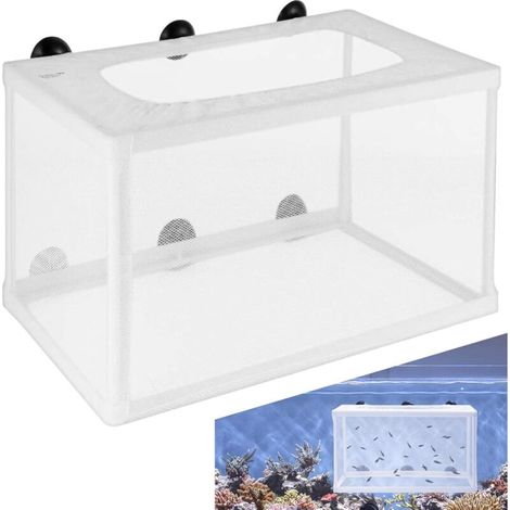 Bardusch - Boîte ponte flottante poissons, incubateur filet isolation aquarium eau froide/tropicale (1/4)