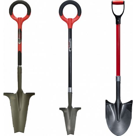 Robust Pack - Schwarz - Erwachsene - RootSlayer™ + RootSlayer Spezial Massivholz™ + RootSlayer Richte Kanten™ - Garten - 360°-Stiel