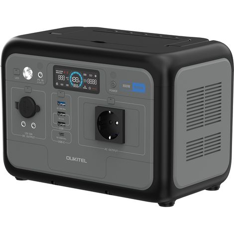 OUKITEL P800E Portable Power Station 800W 512Wh