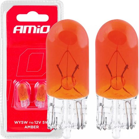 Halogenlampen T10 W5W W2.1x9.5d 12V 2 Stück Blisterverpackung amio-03347 (1/3)