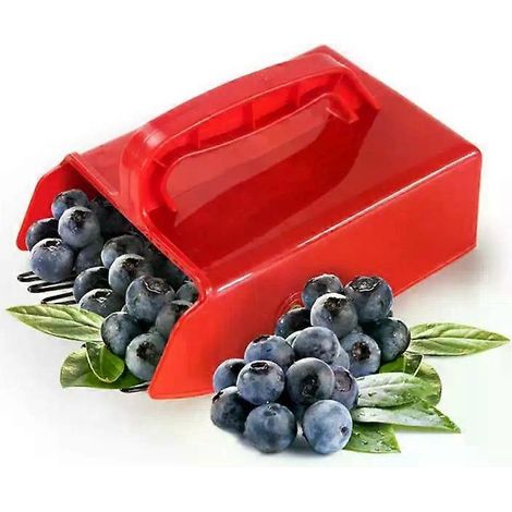 Online Store - Cueille-baies portable, râteau à peigne en métal, pelle à cueillir les fruits, outil de jardin pour la récolte des myrtilles (1/5)