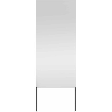 Pantalla de Privacidad para Jardín Calado Plateado 50 x 140 cm vidaXL