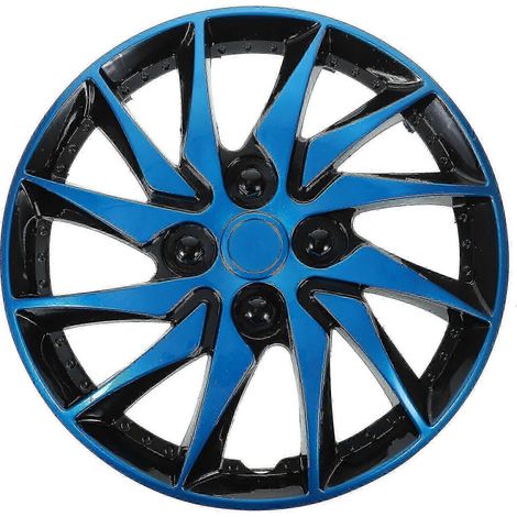 Enjoliveurs bleu-noir de 14 pouces, compatibles avec les jantes de voiture, accessoires de personnalisation automobile (1/2)