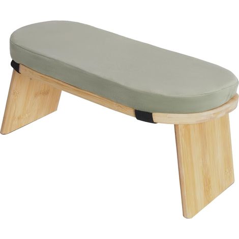 Banc de méditation pliable 44 x 19 x 21 cm, banc de yoga, tabouret de méditation ergonomique, pliable, chaise 180 kg, appareil sportif ergonomique