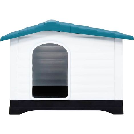 Maison Exclusive - Hundehütte Blau 90,5x68x66 cm Polypropylen
