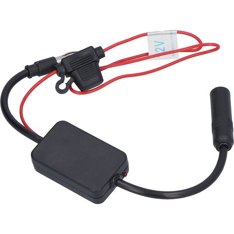 Amplificateur de signal d'antenne universel 25 dB pour autoradio, bateau, camping-car, camion, SUV et radio 12 V (1/5)