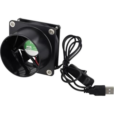 Ventilateur extracteur de fumée alimenté par USB avec conduit ESD pour soudure électronique, projets de bricolage, circulation de l'air, ventilation d'atelier, plusieurs tailles de conduit (1/5)