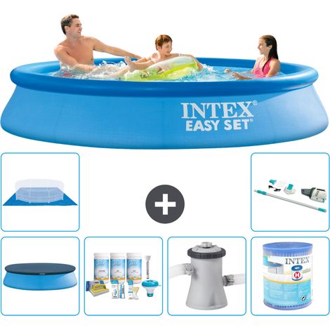 Intex Piscine Easy Set Ronde - 305x61 cm - 7-pièces S30486 (1/5)