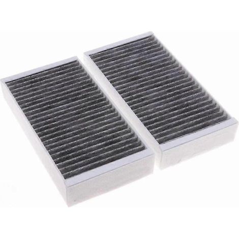 Filtre de climatisation A1648300218 Compatible avec : W164 Ml350/500 W251-R300/R300L Filtre d'entrée de climatisation, 2 pièces