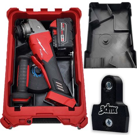Organizer-Einsatz Milwaukee-Verpackung für M18 Winkelschleifer 115 mm / 125 mm + GRATIS (1/5)