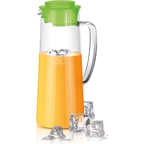 Jarra de vidrio borosilicato teo apta para frigorífico 1 l (1/5)