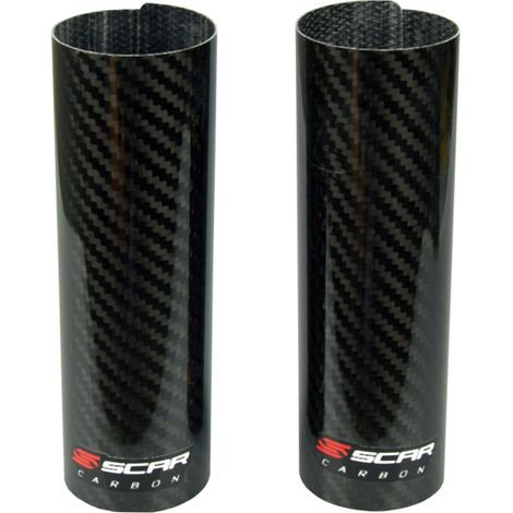 Protectores autoadhesivos para la parte superior de las piernas Scar Racing LAG, telescópicos de carbono, dimensiones 160 x 52 mm. (1/2)