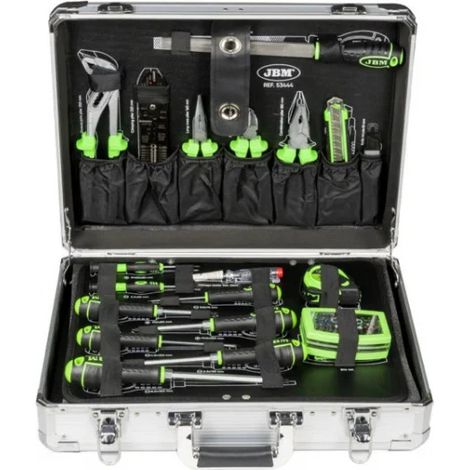 JBM 53444 Valigetta in alluminio con assortimento 108 Pz. (1/5)