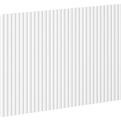 Mexen Rivel façade rainurée pour le corps de meuble de salle de bain 50 x 43,5 cm, blanc mat - 91A20-0500-470-1-01 (1/2)