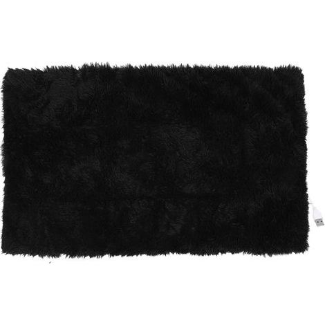 Couverture chauffante USB, châle en Fiber de carbone, contrôle intelligent de la température, enveloppe chauffante pour le bureau et la maison, noir. (1/5)