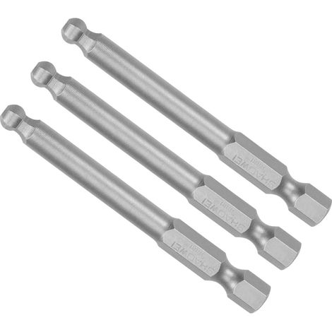 3- Pièces Bille Extrémité Hex Tête Clé Perceuse Mèche H5 Tête (1/5)