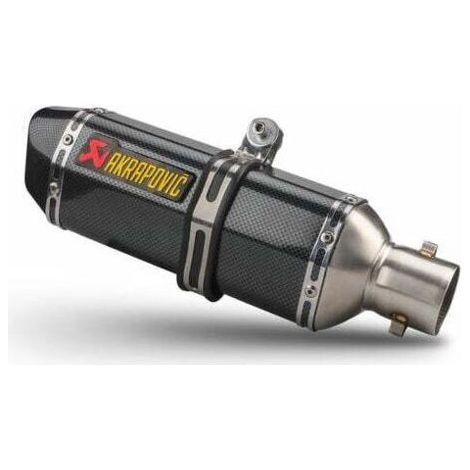 Silencieux d'échappement universel pour moto 38-51 mm – Tuyau en acier inoxydable – Réduction de bruit – Installation facile
