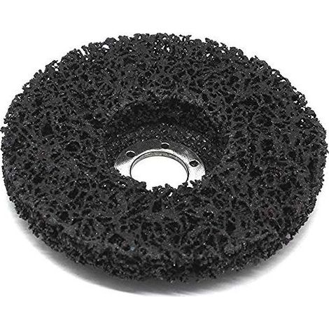 Pack of 5 Cleaning Discs, Diameter: 125 mm, CSD Disc, Black, Extra Large, for Angle Grinder (M22) (1/4)