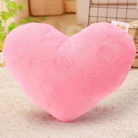 Coussin Decoratif 20cm Moelleux en Forme de Cœur Mignons Oreiller Cœur (1/5)