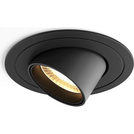 ZOLGINAH LED spot encastré 7W 3000K Spot led encastrable CRI 90+ Pas de scintillement Spot intérieur LED plafon,Angle de faisceau 24°,trou encastré Ø 75 mm,éclairage plafond, Applique de Plafond -1pcs (1/5)