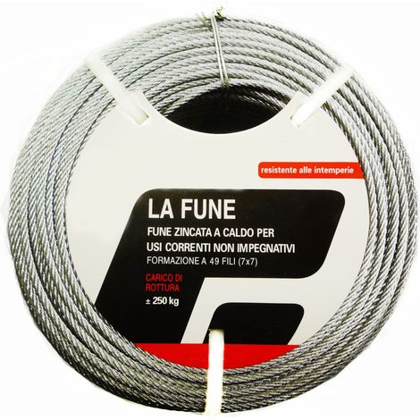 FUNE PER ARGANELLI  Ø mm. 1,8 mt. 100