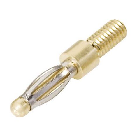 Fiche banane mâle à encastrer Ø de la broche: 2.4 mm Schnepp EFK 2400 argent 1 pc(s) (1/2)
