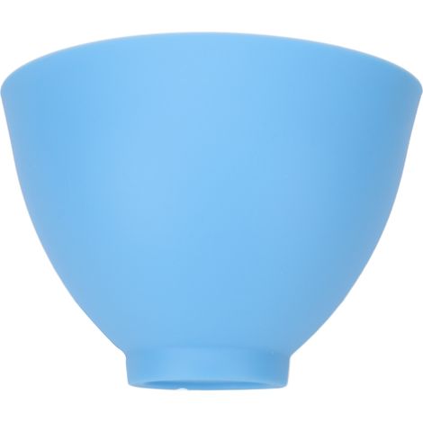 Bol en silicone réutilisable pour masques, peinture et plâtre, résistant à la chaleur, 15x15x11 cm, couleur bleue (1/5)