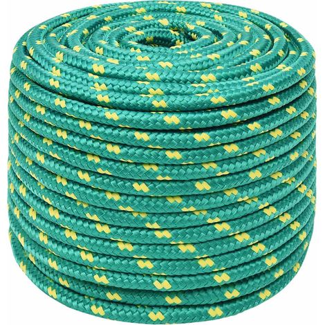 Maison Exclusive - Bootsseil Grün 12 mm 100 m Polypropylen (1/5)